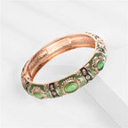 Bohemian Round Metal Bracelet - Piña Colada