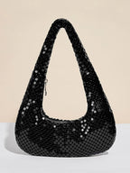 Metallic Sequin Boho Bag - Piña Colada