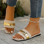 Luna Light Flat Sandals - Piña Colada