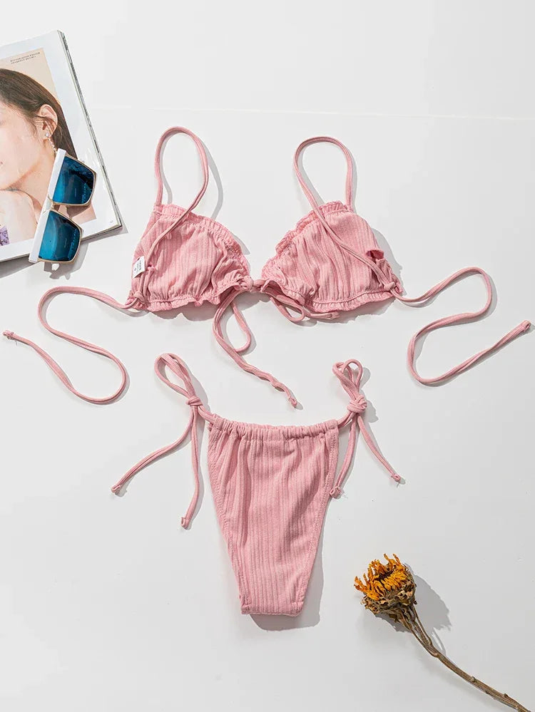 Swimsuit Pit Stripe - Piña Colada