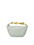 Summer Half-Moon Beach Straw Shoulder Bags Women's - Piña Colada