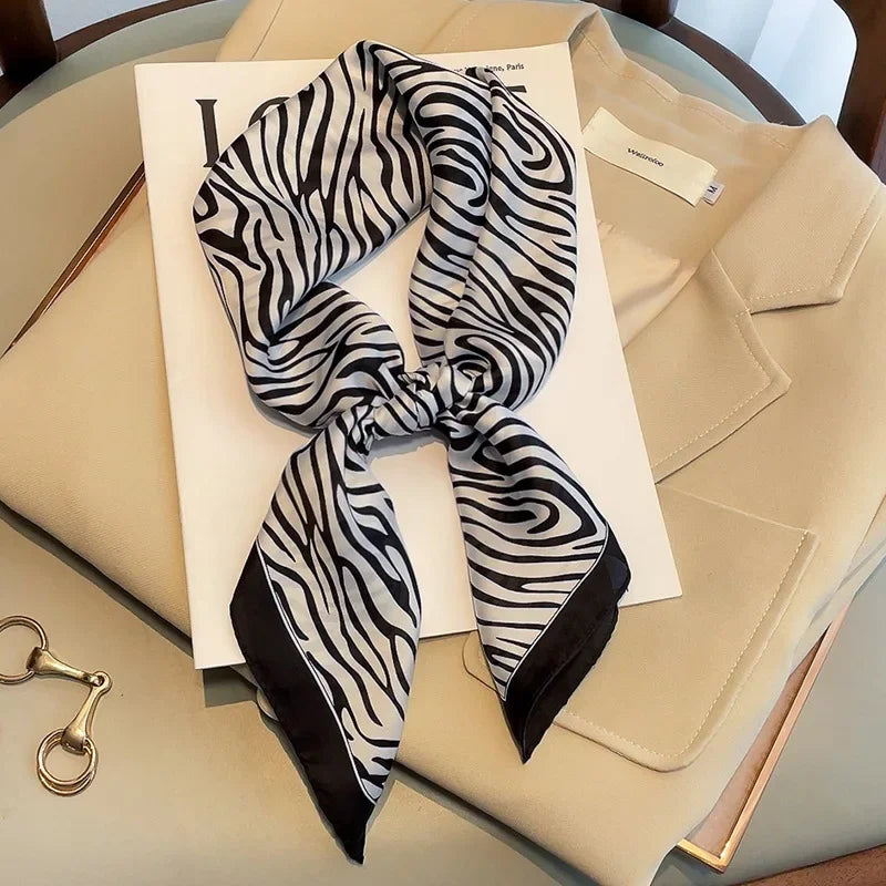Square Scarf Silk Thin - Piña Colada