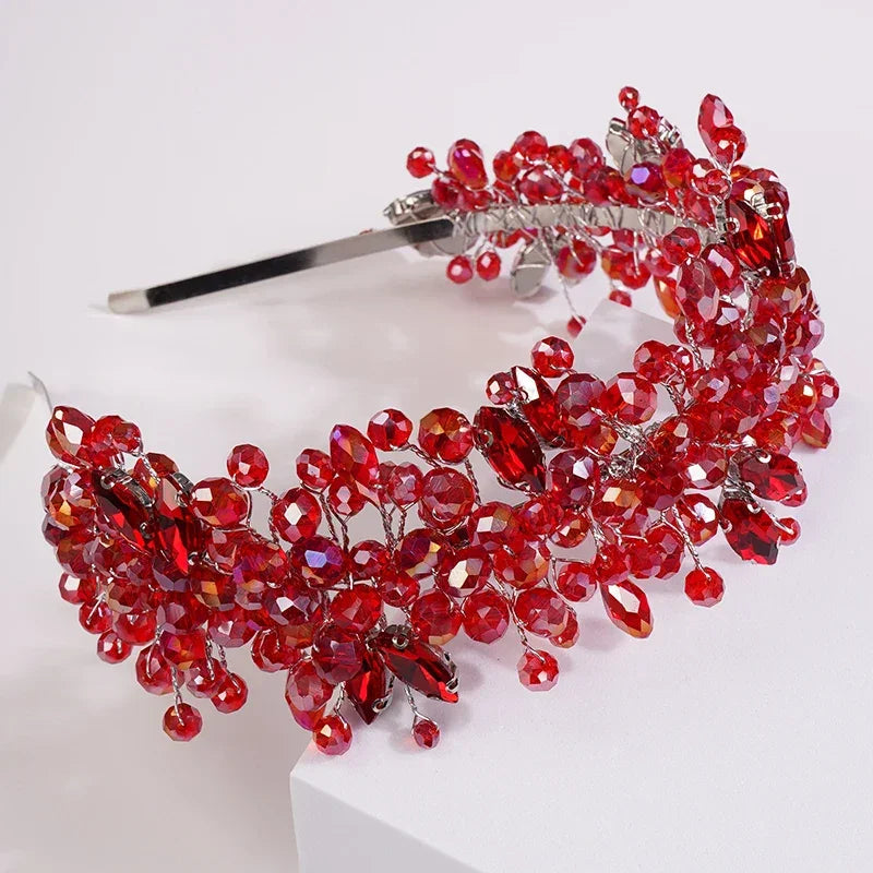Handmade Rhinestones Tiaras - Piña Colada
