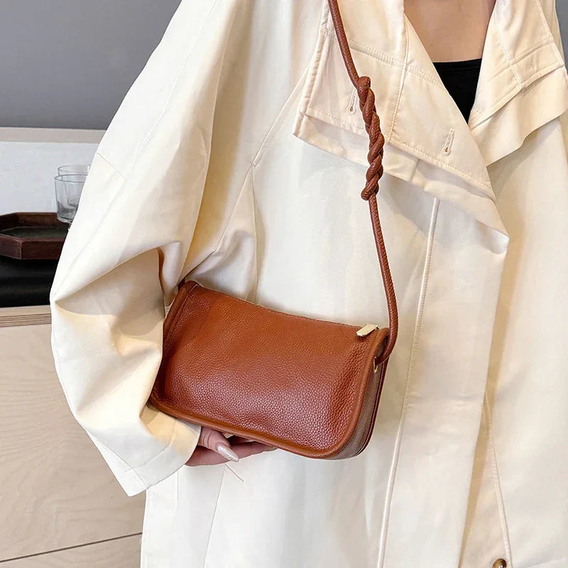 Leather Crossbody Bags - Piña Colada
