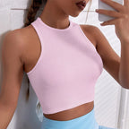Striped Stretch Knit Tank Top - Piña Colada