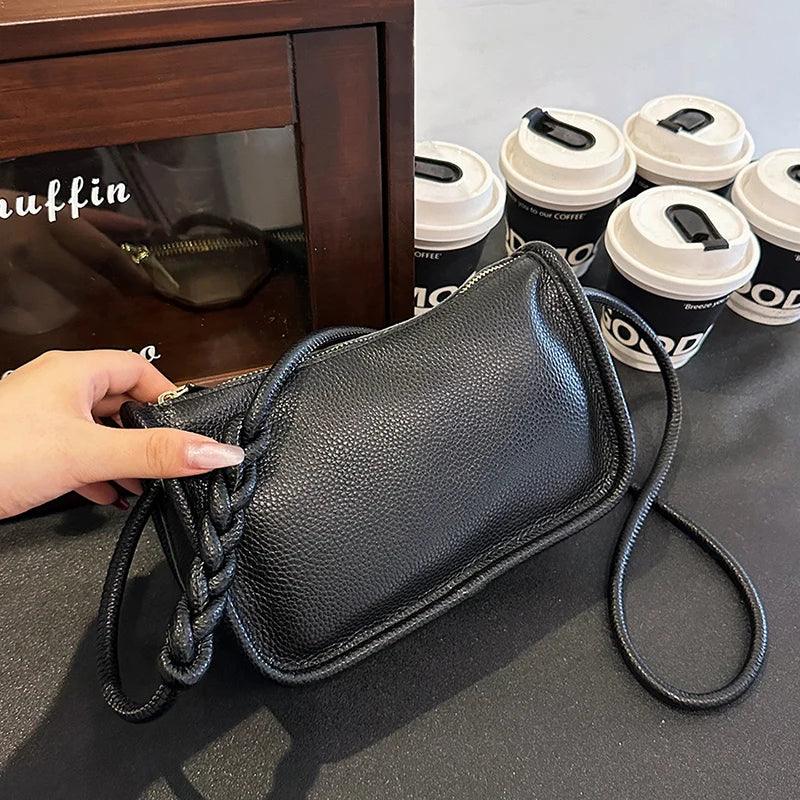 Leather Crossbody Bags - Piña Colada