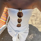 Tight Bodysuit Women - Piña Colada