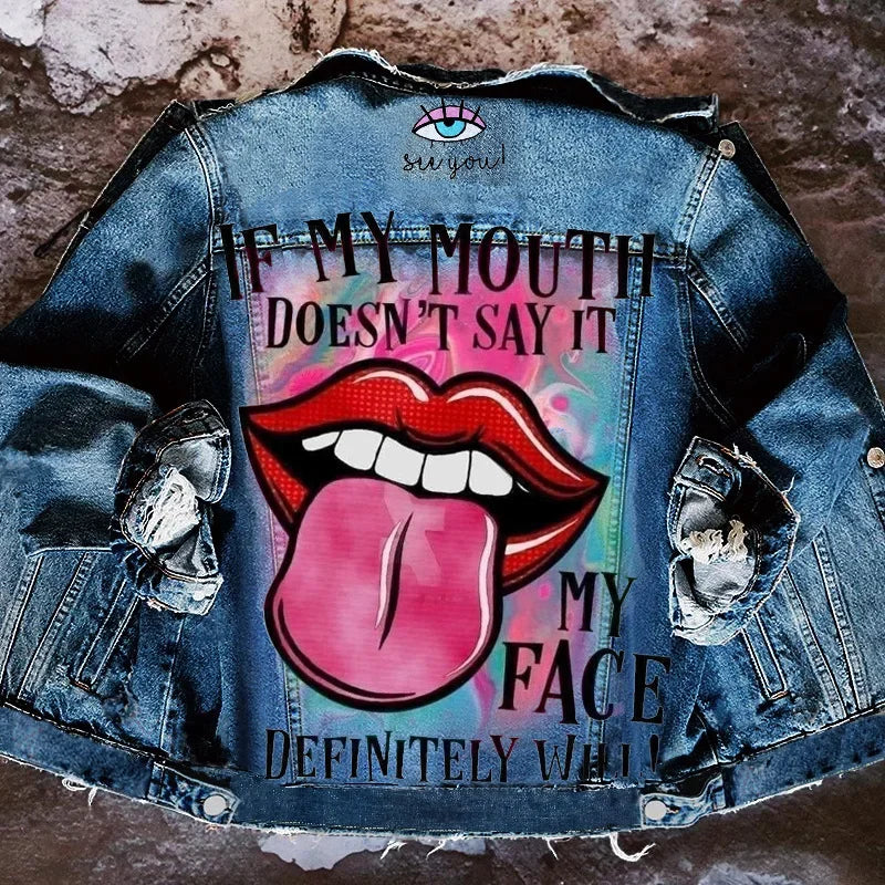 Denim Jacket Girl - Piña Colada