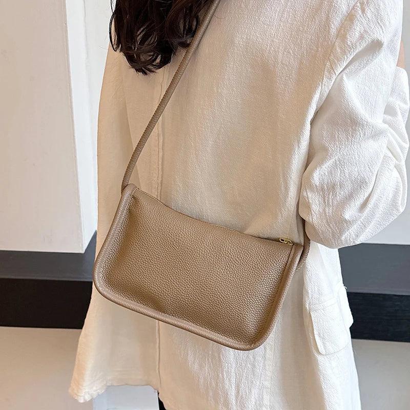 Leather Crossbody Bags - Piña Colada