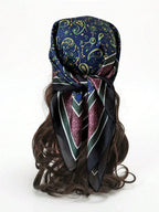 Silk Square Scarf Spring - Piña Colada