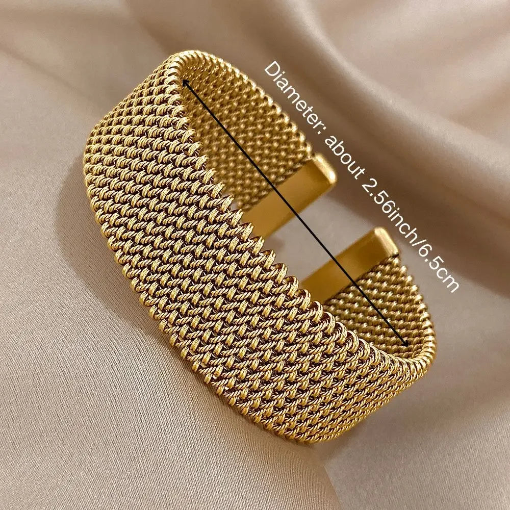 Vintage Stainless Steel Braided Mesh - Piña Colada