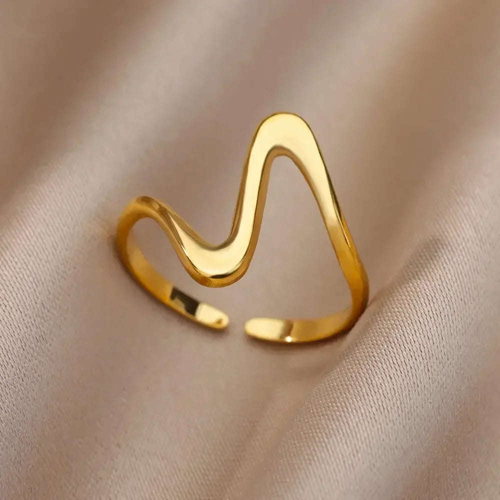Stainless Steel Rings Aesthetic - Piña Colada
