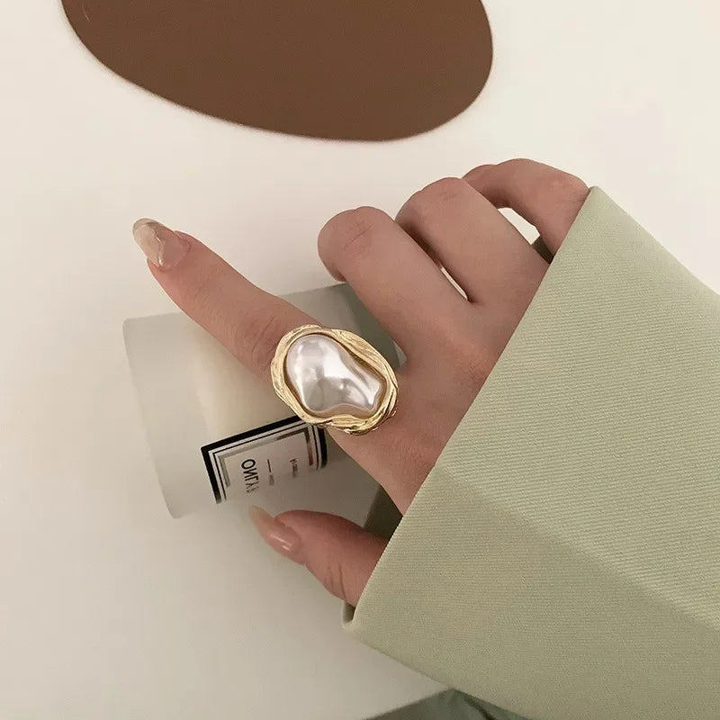 Pearl Ring Shape Gold - Piña Colada