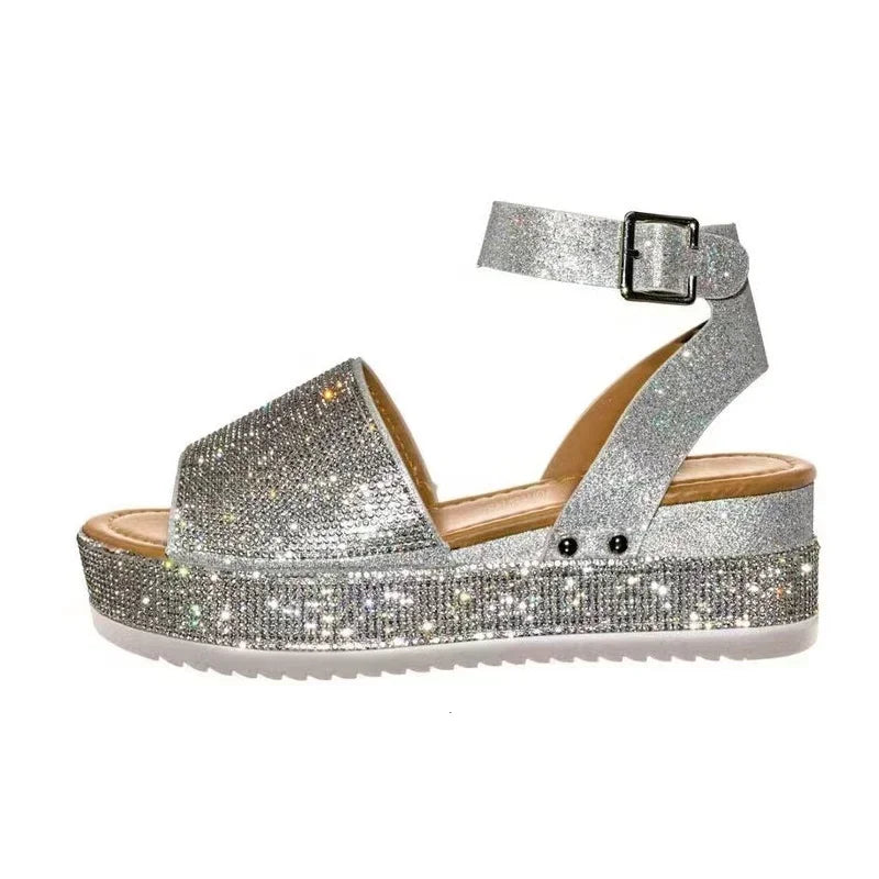 Platform Sandals Wedges - Piña Colada