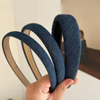 Headband Denim - Piña Colada