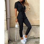 Monochrome Jumpsuit - Piña Colada