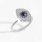 Spinner Ring Crystal Flower - Piña Colada