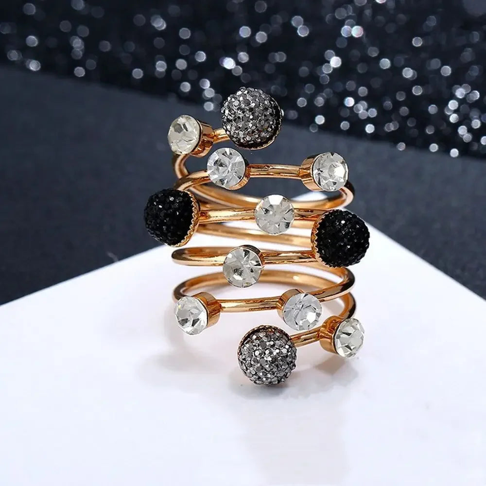 Crystal Stone Rings - Piña Colada