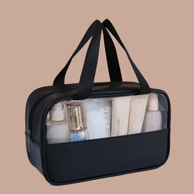 Portable Travel cosmetic bag Transparent - Piña Colada