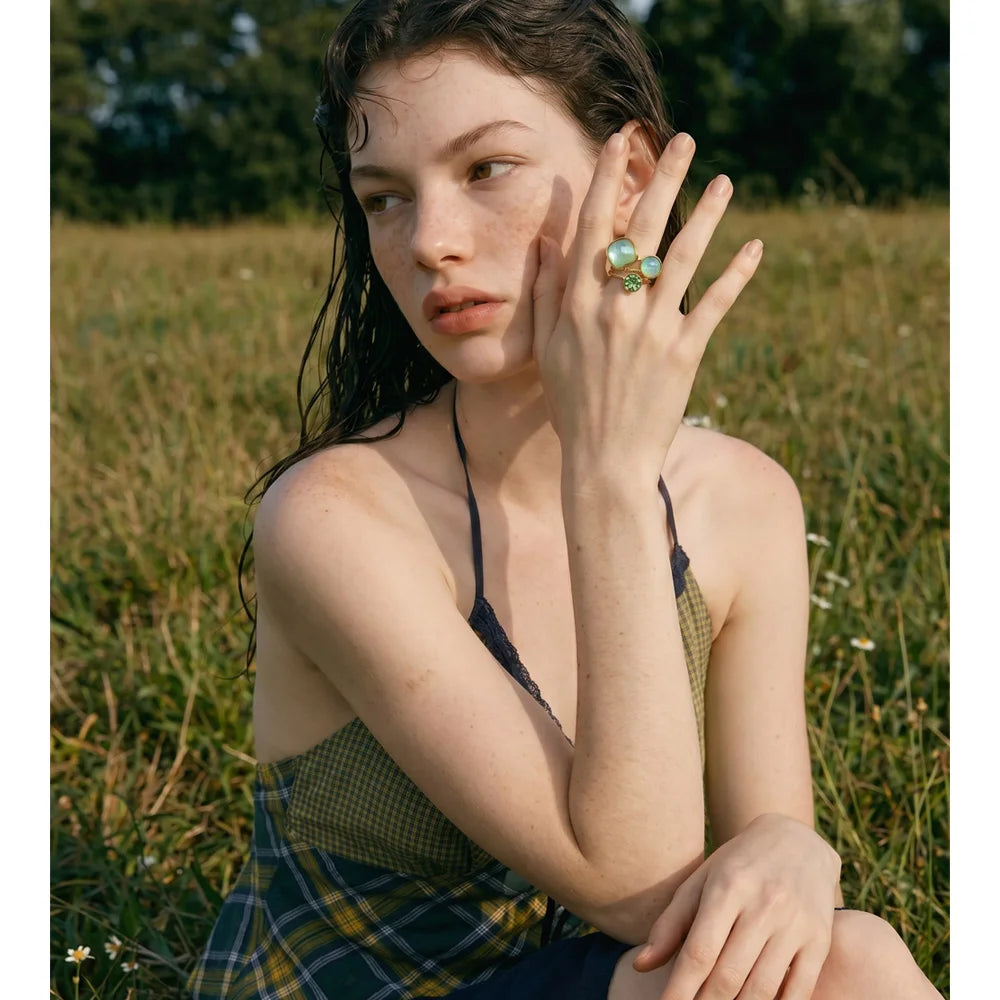 Multi-Color Crystal Ring