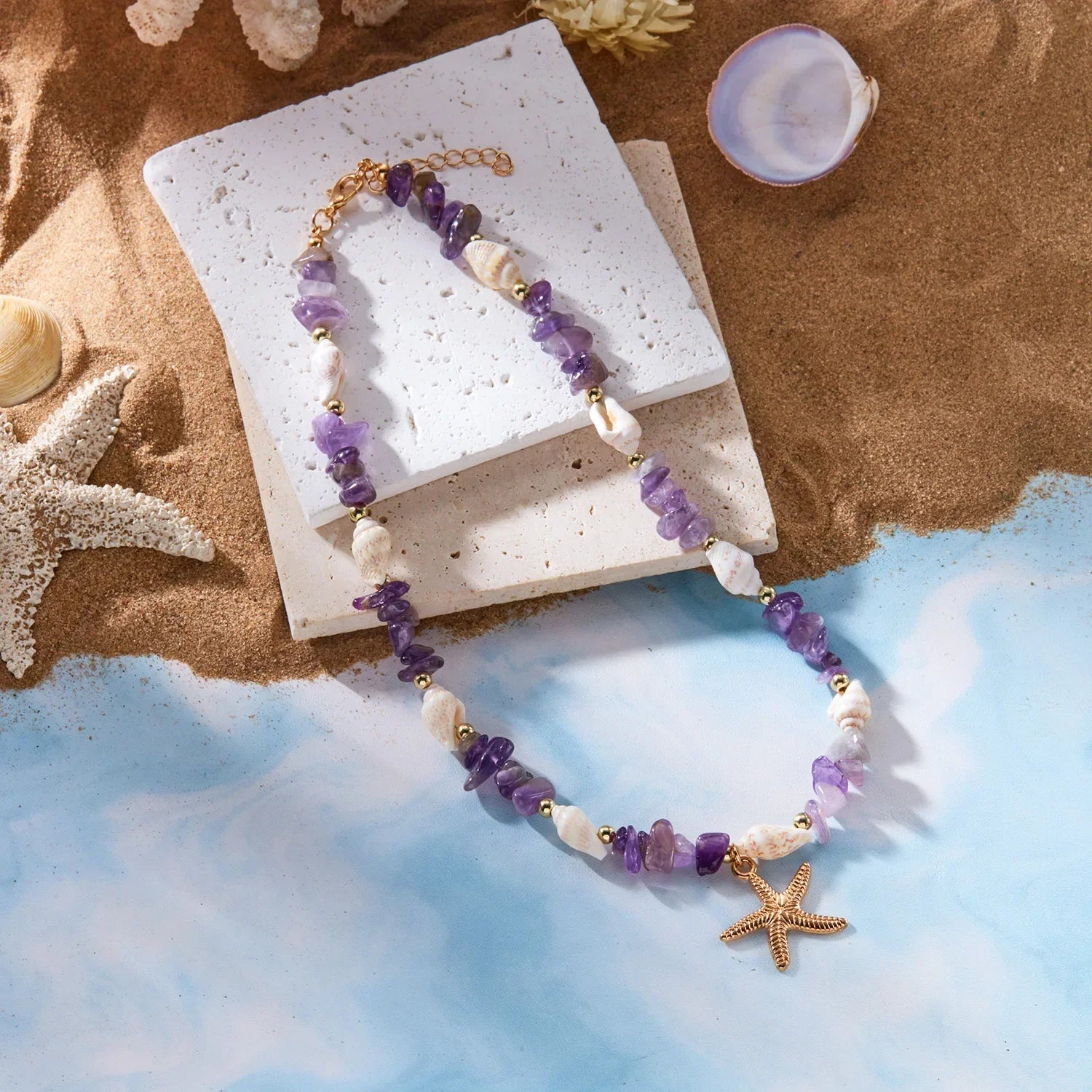 Starfish Conch Pendant