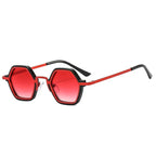 Retro Polygon Square Sunglasses - Piña Colada