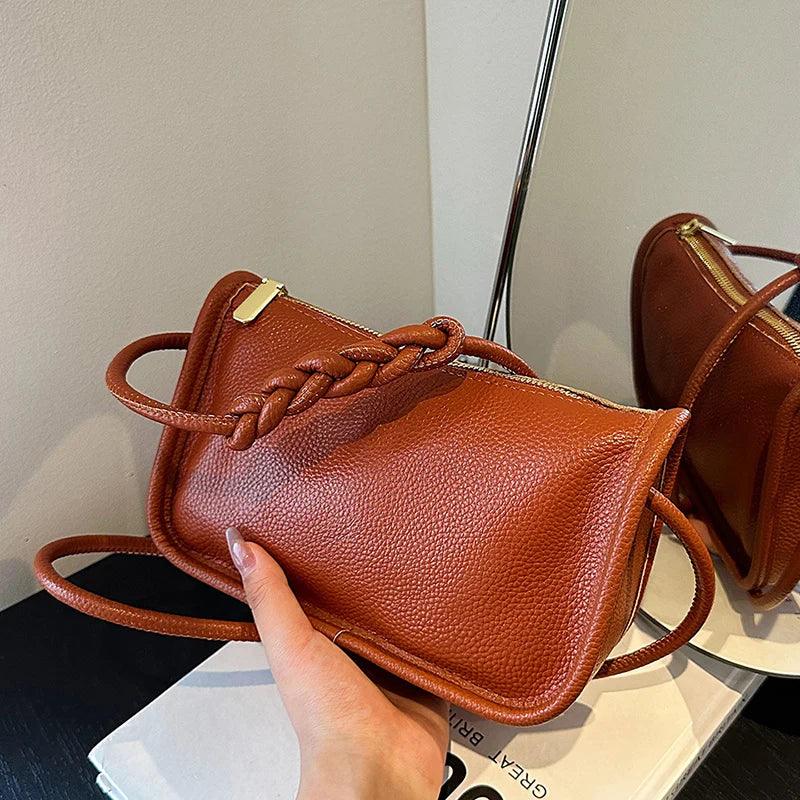 Leather Crossbody Bags - Piña Colada