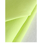 Asymmetrical High Waist Zipper Shorts - Piña Colada
