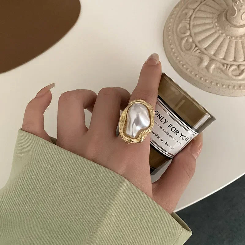 Pearl Ring Shape Gold - Piña Colada