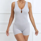 Seamless Sleeveless Yoga Jumpsuit for Women - Piña Colada