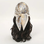 Bohemian Silk Scarf - Piña Colada