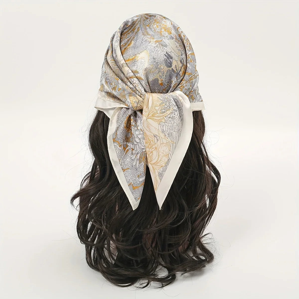 Bohemian Silk Scarf - Piña Colada