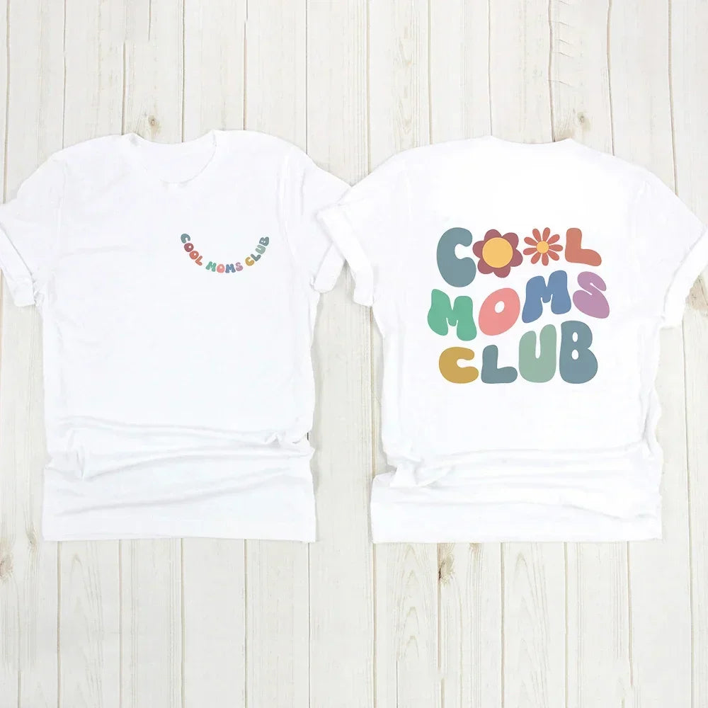 COOL MOMS CLUB T-SHIRT - Piña Colada