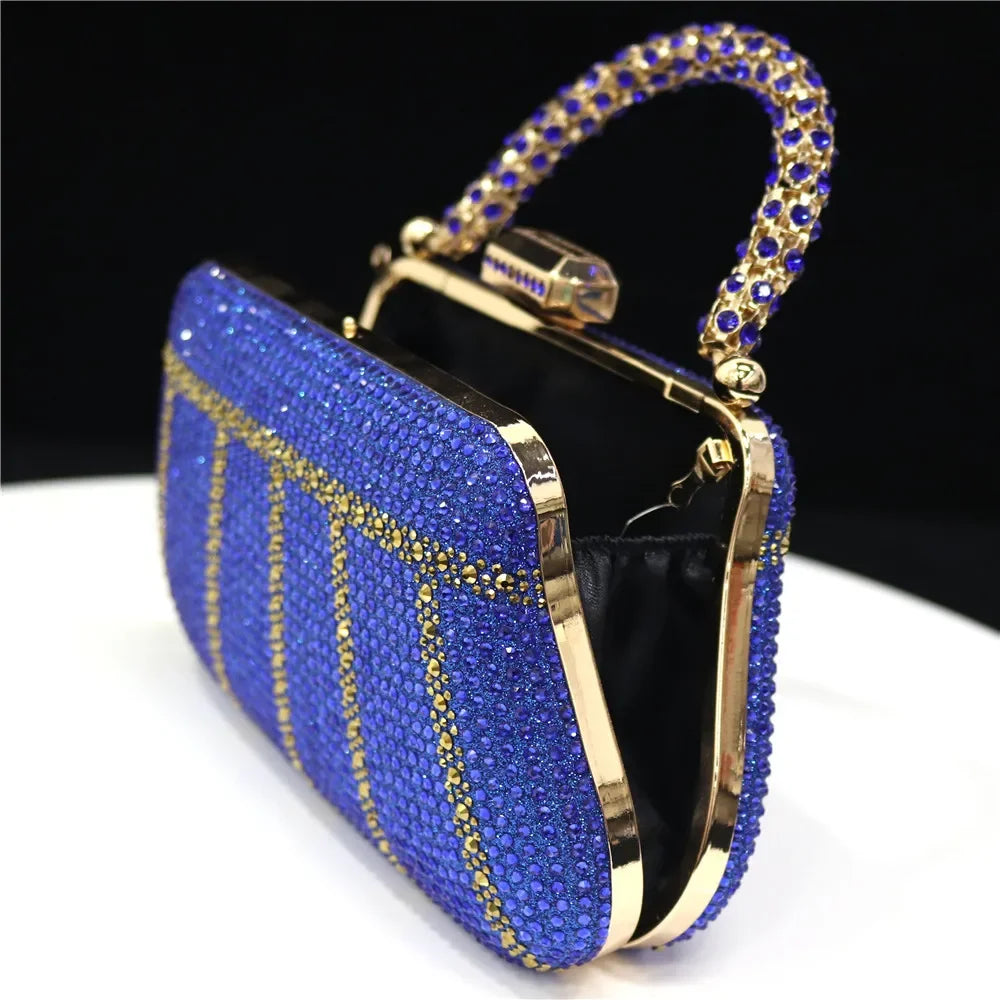 CLUTCH GLITTER BAG FOR EVENING - Piña Colada