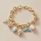 Starfish Shell Bracelets - Piña Colada