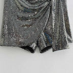 Sequin Shorts Skirts - Piña Colada