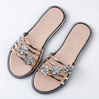 Slippers Diamond Flower Sandals - Piña Colada