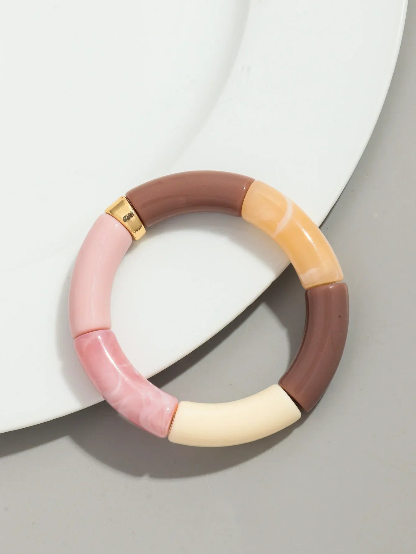 Acrylic Design Bracelet - Piña Colada