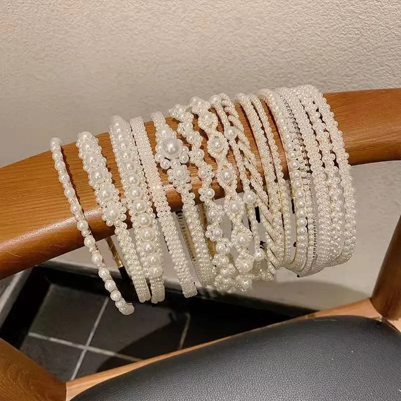 Pearl Hairbands for Women - Piña Colada