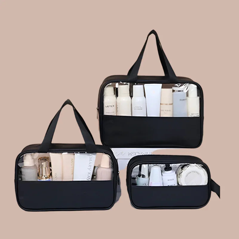 Portable Travel cosmetic bag Transparent - Piña Colada