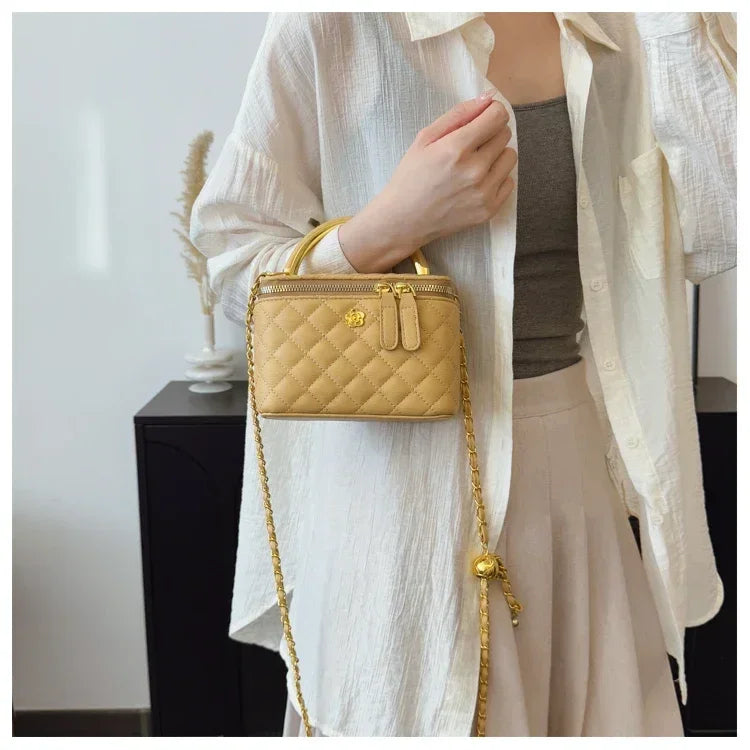 Diamond Grid Single Shoulder - Piña Colada