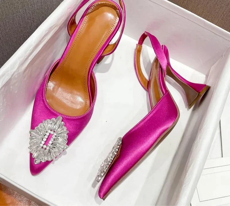 Design Silk Women Pumps Crystal - Piña Colada
