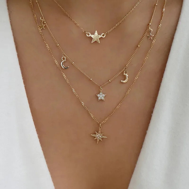 Bohemia Multilayer Necklaces - Piña Colada