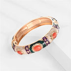 Bohemian Round Metal Bracelet - Piña Colada