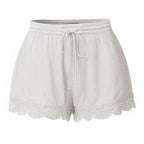 Lace Loose Shorts - Piña Colada