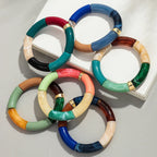 Acrylic Design Bracelet - Piña Colada