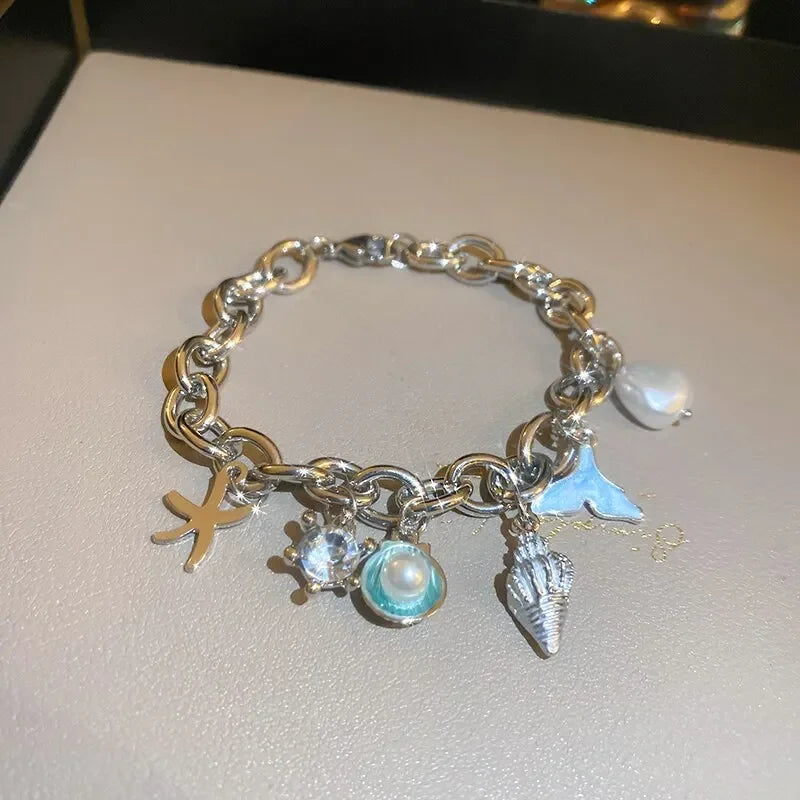 Starfish Shell Bracelets - Piña Colada
