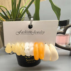 10pcs Earrings Hoops - Piña Colada