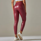 High Waist Stretchy Slim Fit Pencil Pants – Active Everyday Comfort - Piña Colada