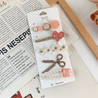 Trendy Geometric Hairpins for Women - Piña Colada
